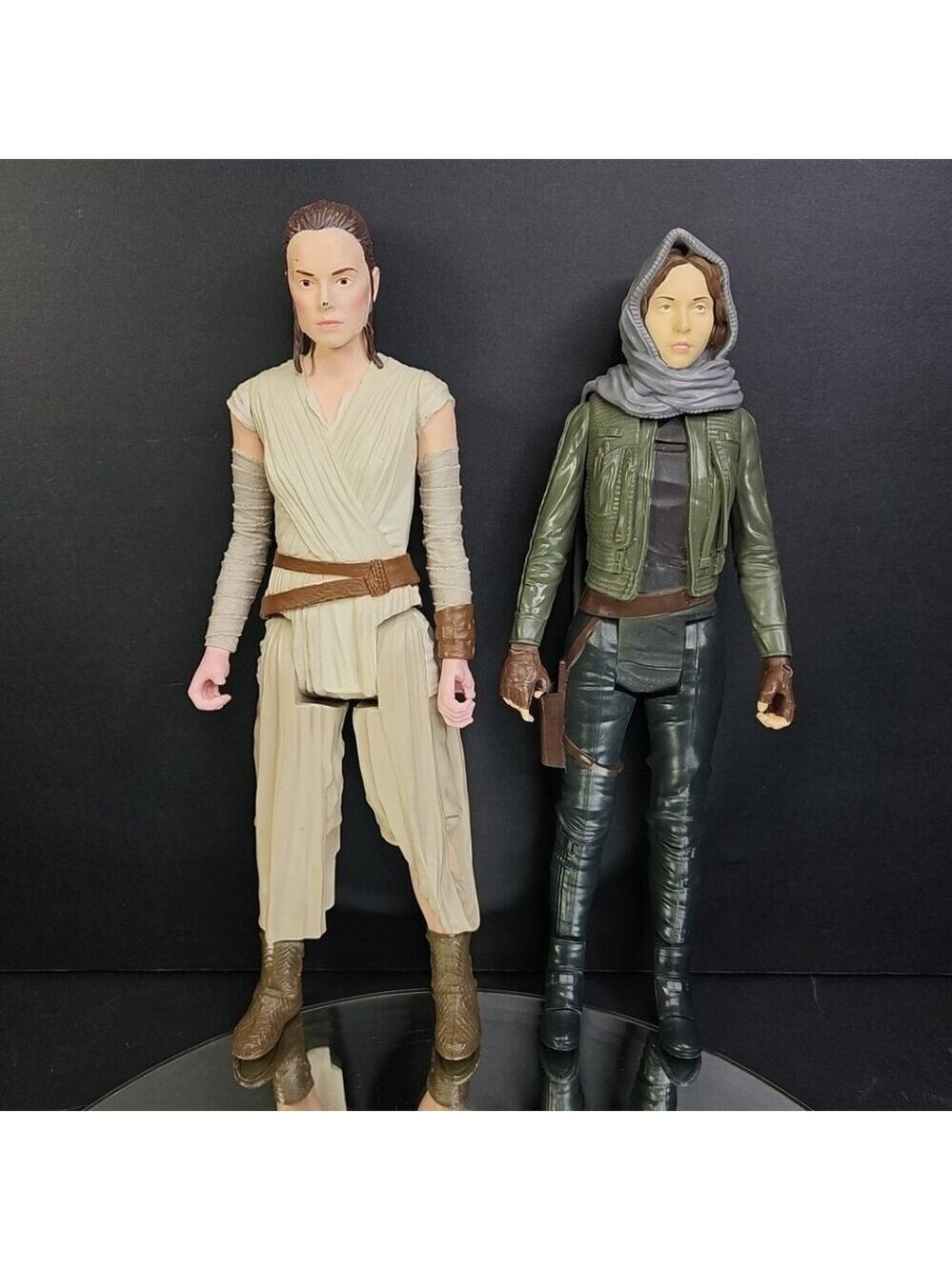 Disney Hasbro Star Wars Rogue One Jyn Erso And Rey Action Figures LFL